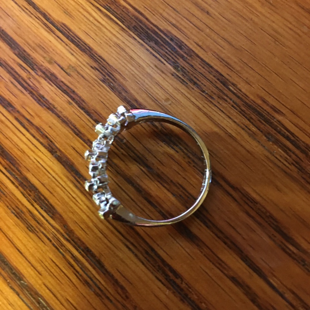American made silver women's ring size 9 - Picture 3 of 5